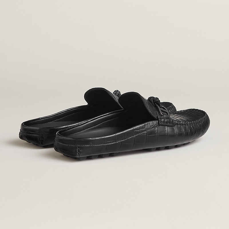 ミュール 《イカロ》 - ブラック | Hermès - エルメス-公式サイト