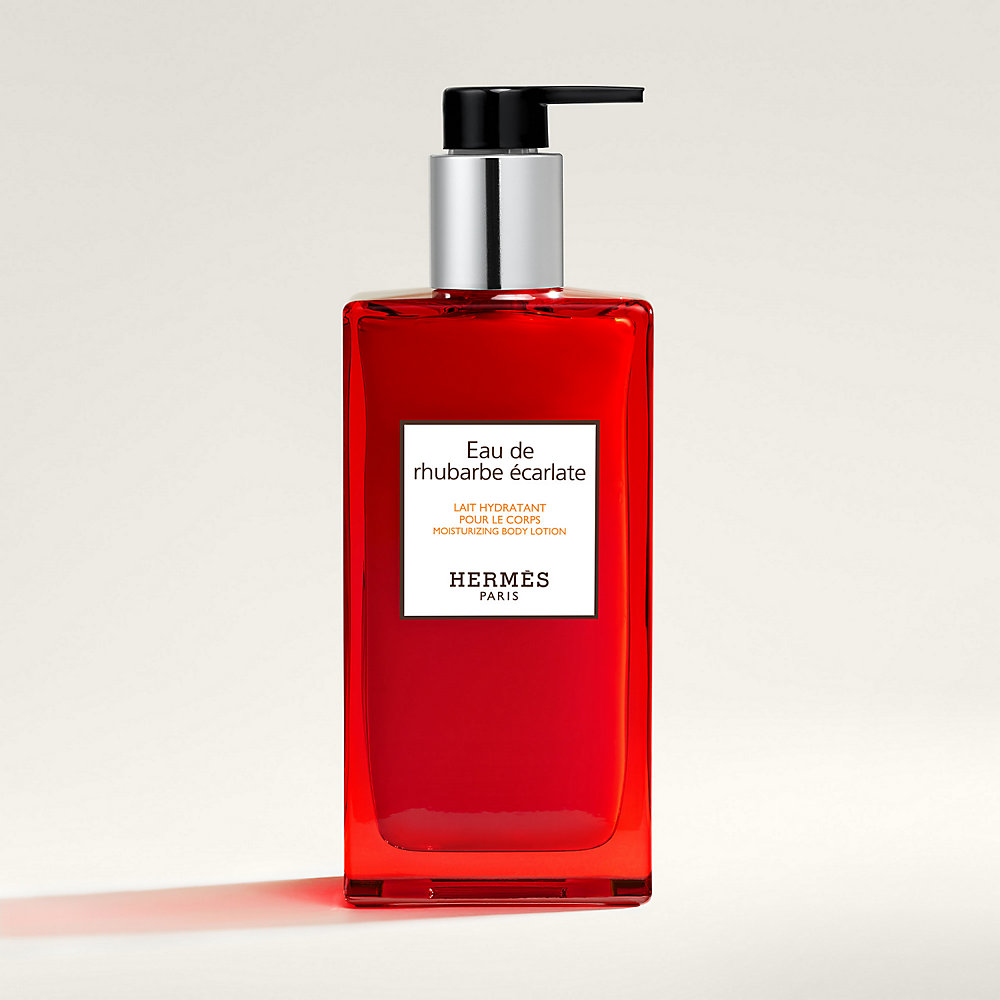 モイスチャライジング ボディローション 《オー ドゥ ルバーブ エカルラット》 - 200 ml | Hermès - エルメス-公式サイト