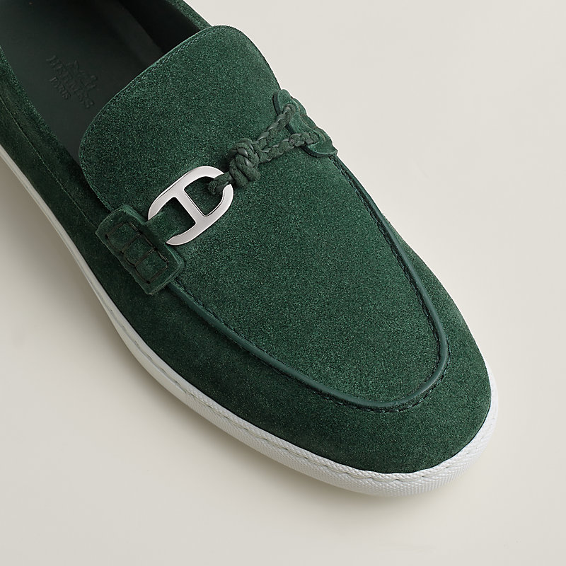 モカシン 《イグナシオ》 - グリーン | Hermès - エルメス-公式