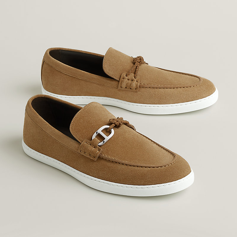 HERMES エルメス スエード モカシン モカシン 《イグナシオ》 - ベージュ | Hermès - エルメス-公式サイト