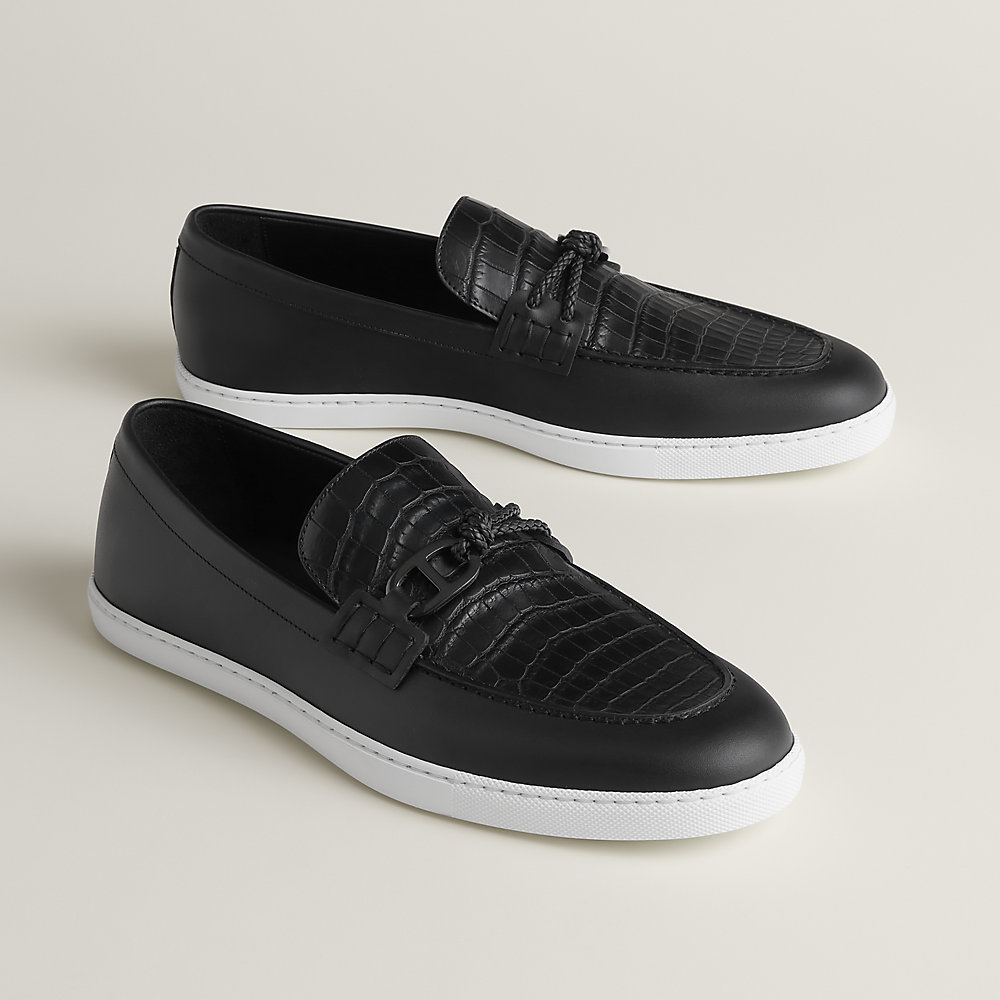 モカシン 《イグナシオ》 - ブラック | Hermès - エルメス-公式サイト