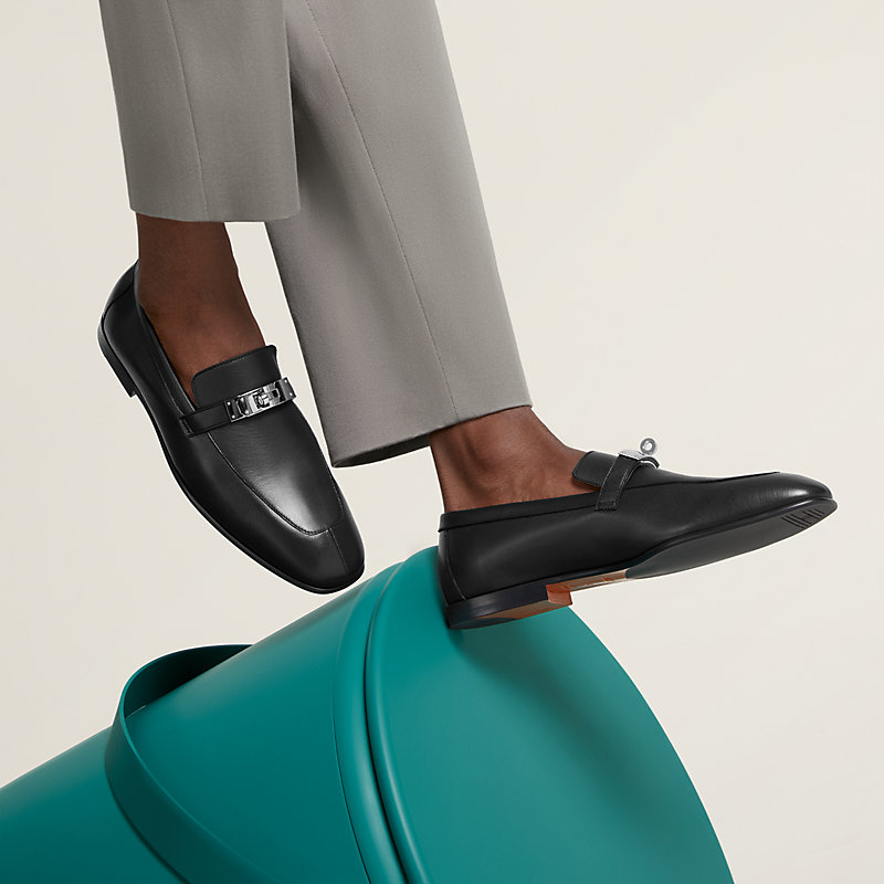 モカシン 《カール》 - ブラック | Hermès - エルメス-公式サイト