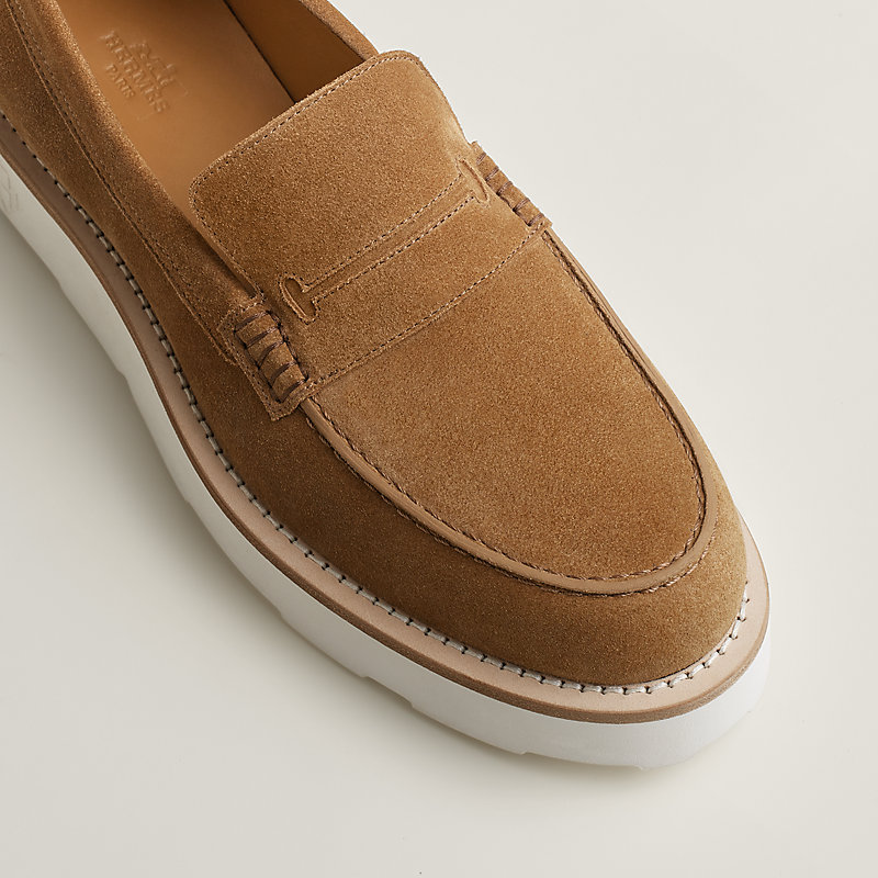 モカシン 《クリス》 - ベージュ | Hermès - エルメス-公式サイト