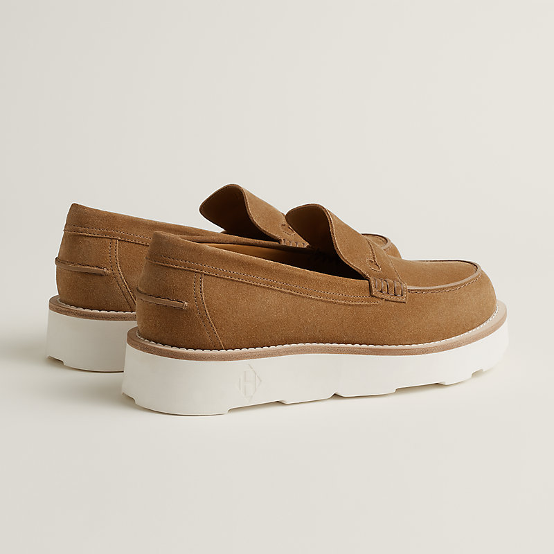 モカシン 《クリス》 - ベージュ | Hermès - エルメス-公式サイト