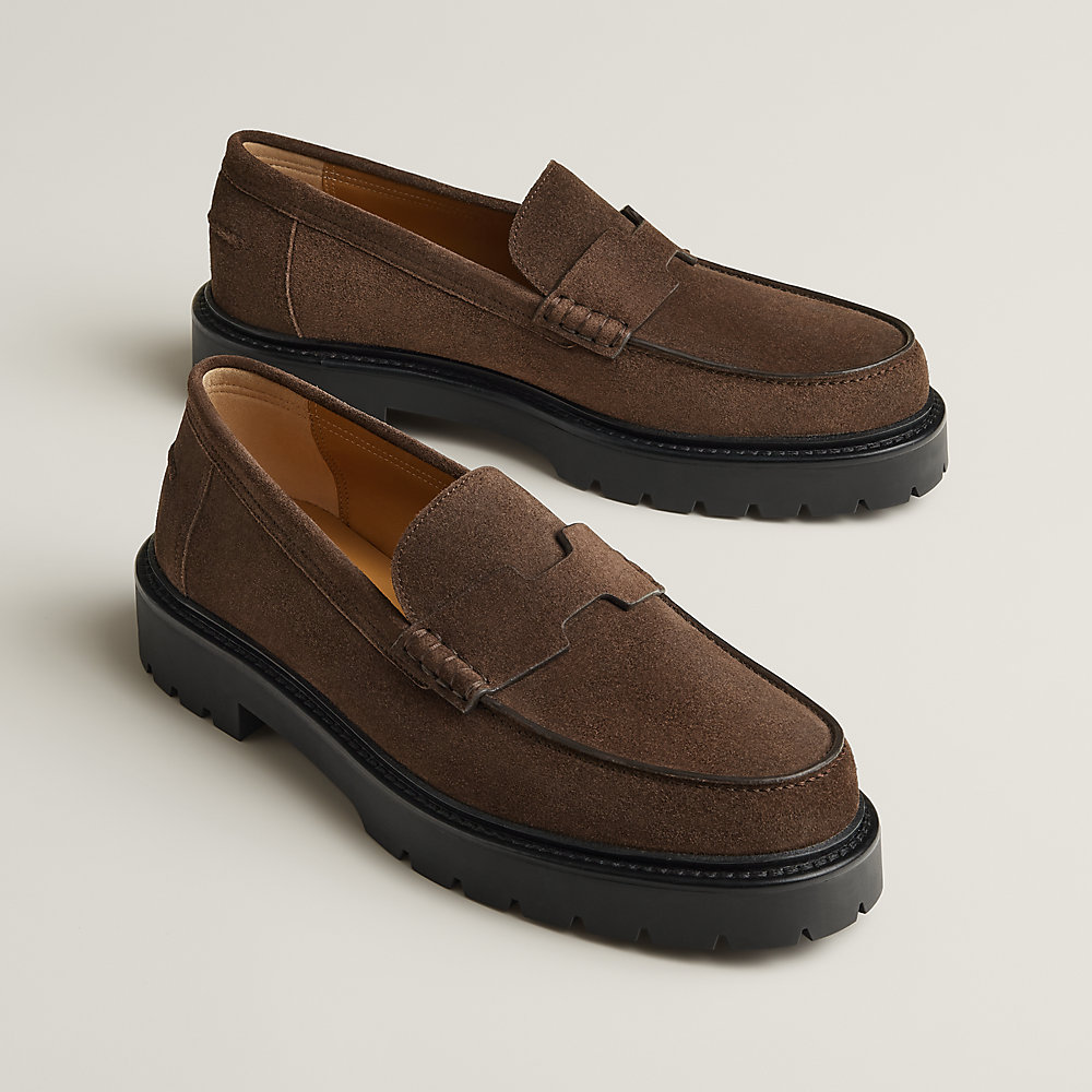 モカシン 《クレマン》 - マロン | Hermès - エルメス-公式サイト