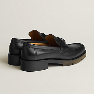 新品同様　エルメス　フォーブル　モカシン　パンプス　37.5 黒 モカシン 《フォーブル》 - マロン | Hermès - エルメス-公式サイト