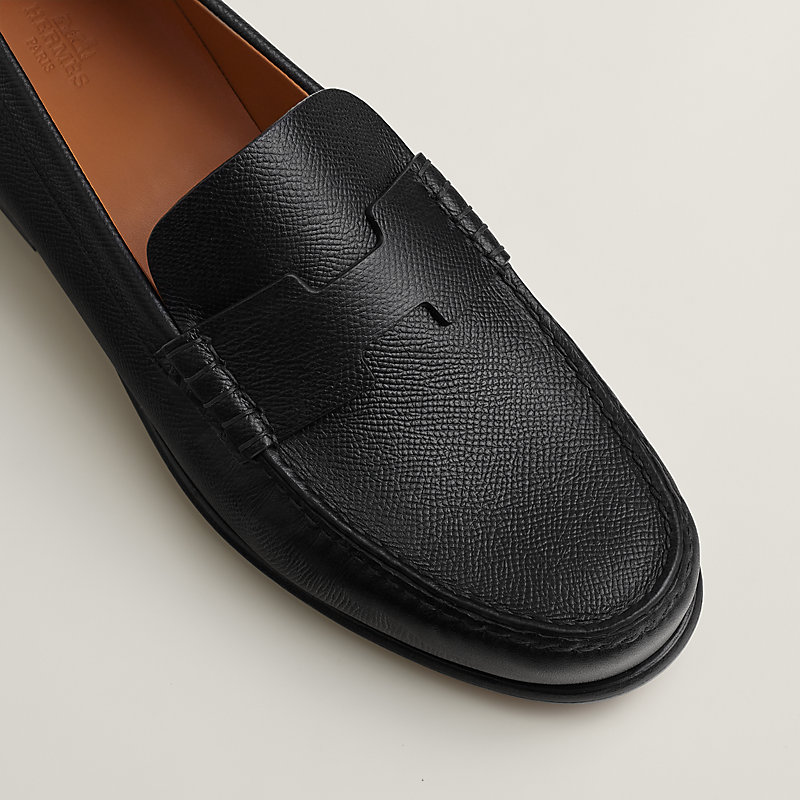 モカシン 《ケネディ》 - ブラック | Hermès - エルメス-公式サイト