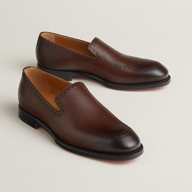 モカシン 《ケヴィン》 - マロン | Hermès - エルメス-公式サイト