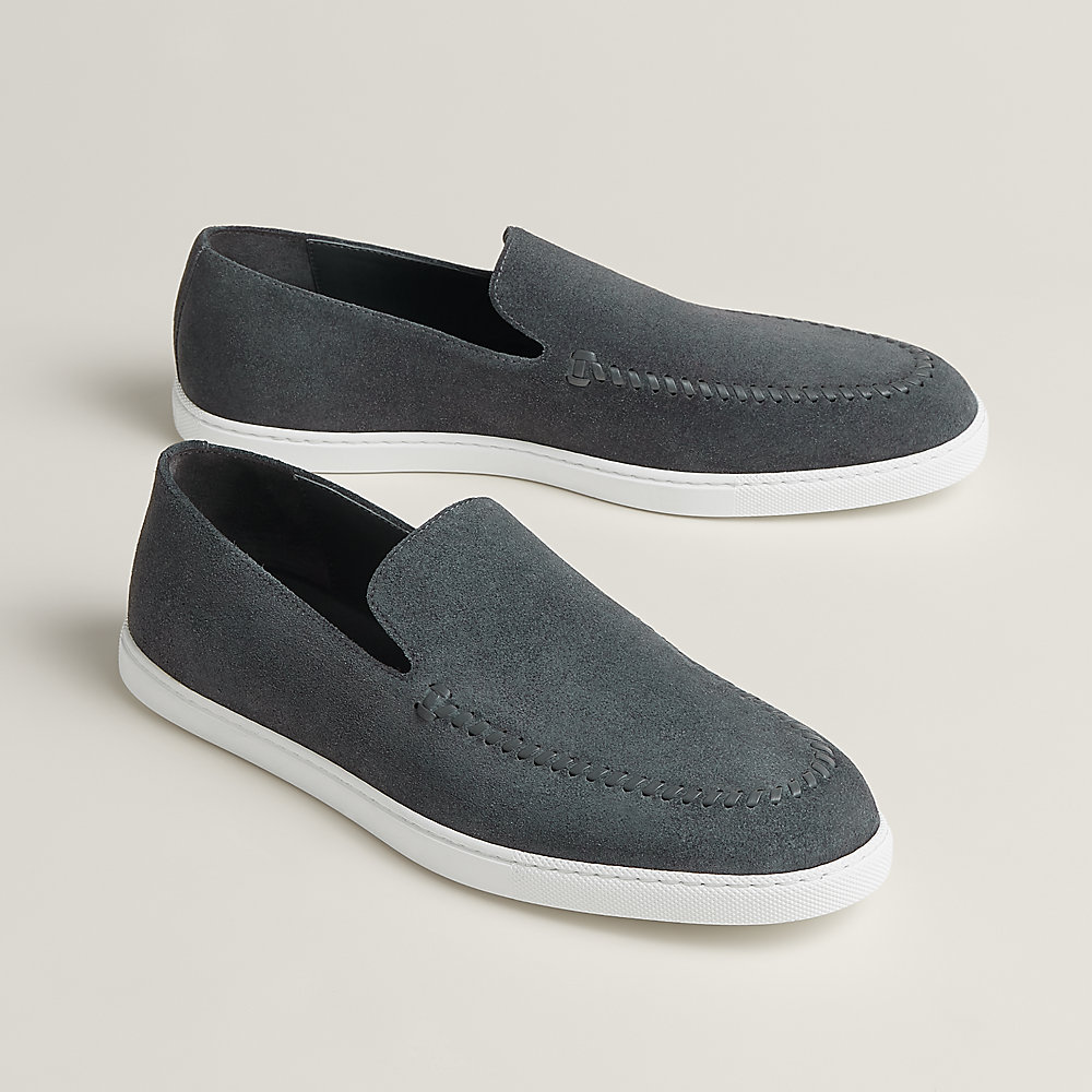 モカシン 《ジュリアン》 - グレー | Hermès - エルメス-公式サイト