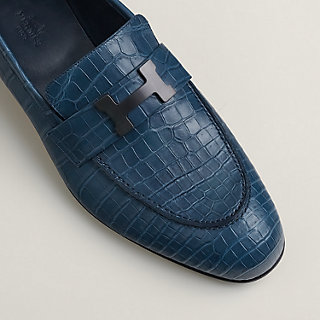 モカシン 《パリ》 - ブルー | Hermès - エルメス-公式サイト