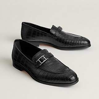 エルメス ブラック モカシン　モントレー　25cm モカシン 《モントレー》 - ブラック | Hermès - エルメス-公式サイト