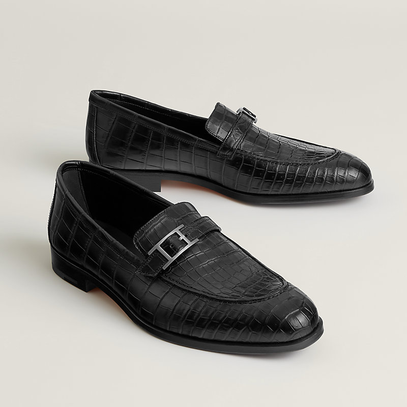 エルメス ブラック モカシン　モントレー　25cm モカシン 《モントレー》 - ブラック | Hermès - エルメス-公式サイト