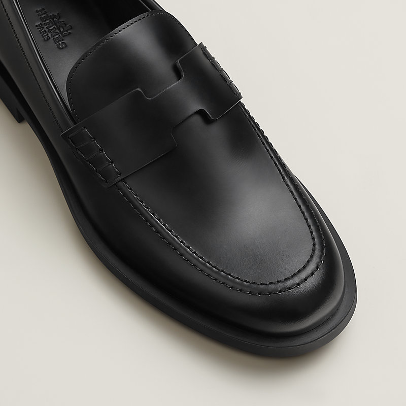 モカシン 《ライド》 - ブラック | Hermès - エルメス-公式サイト