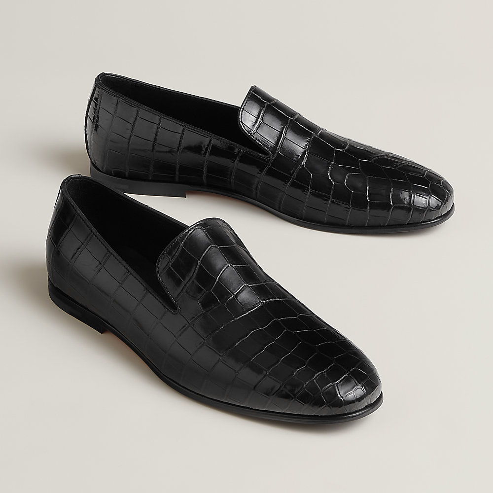 モカシン 《ラザール》 - ブラック | Hermès - エルメス-公式サイト