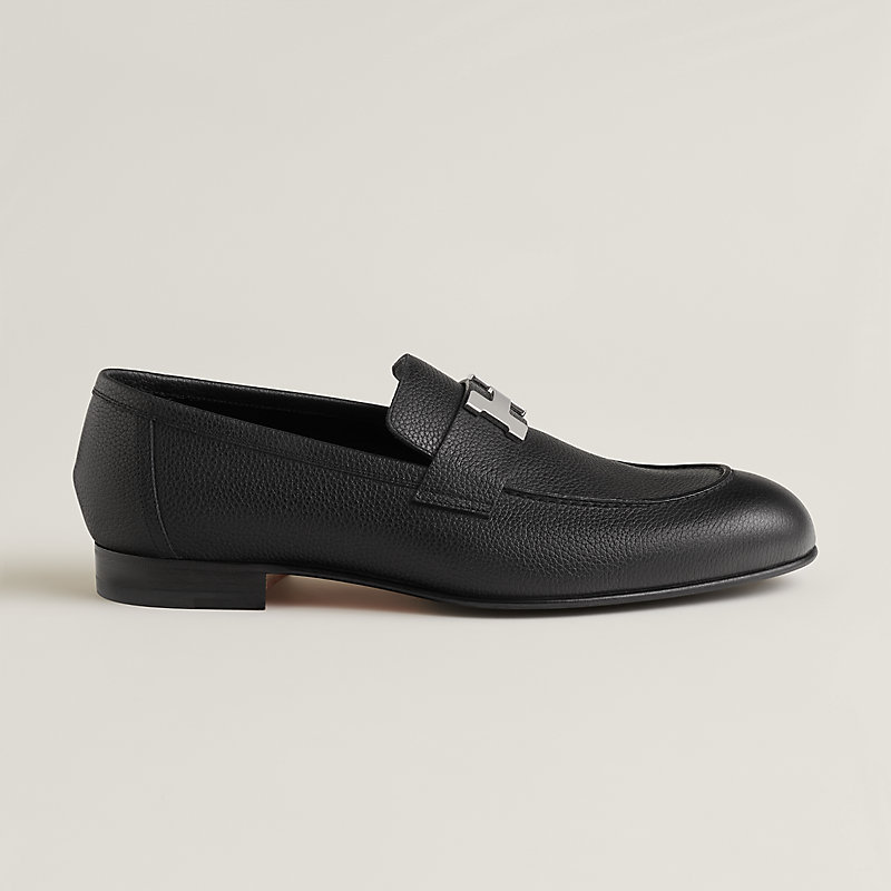 名東】【HERMES】エルメス モカシン アワー サイズ37 ブラック