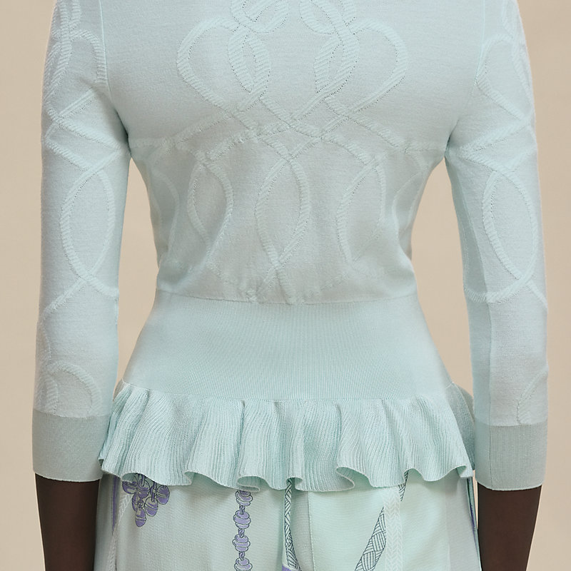 ねこまるライトカーディガン ハーフスリーブ パルフロワリミックス ライトカーディガン ハーフスリーブ 《パルフロワ・リミックス