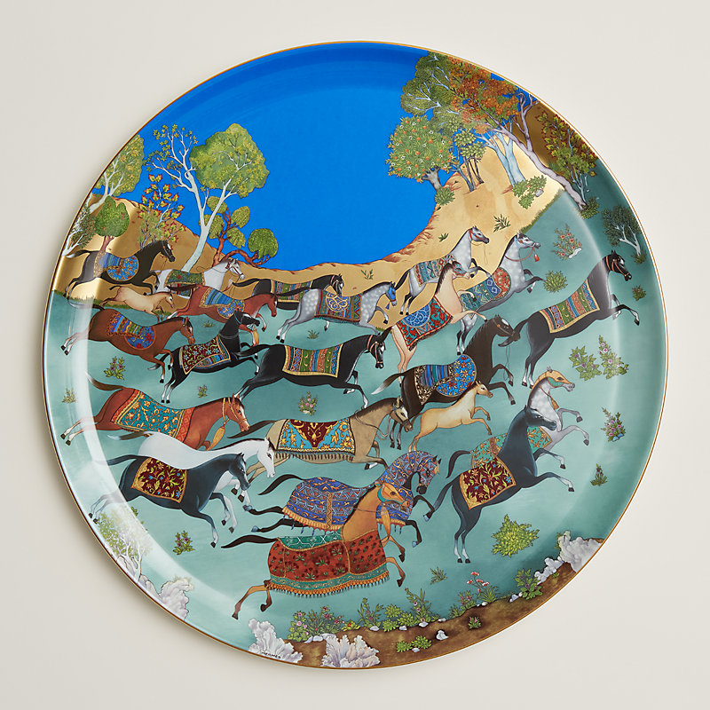 ラウンドトレー 〈シュヴァルドリアン〉 No2 GM | Hermès - エルメス