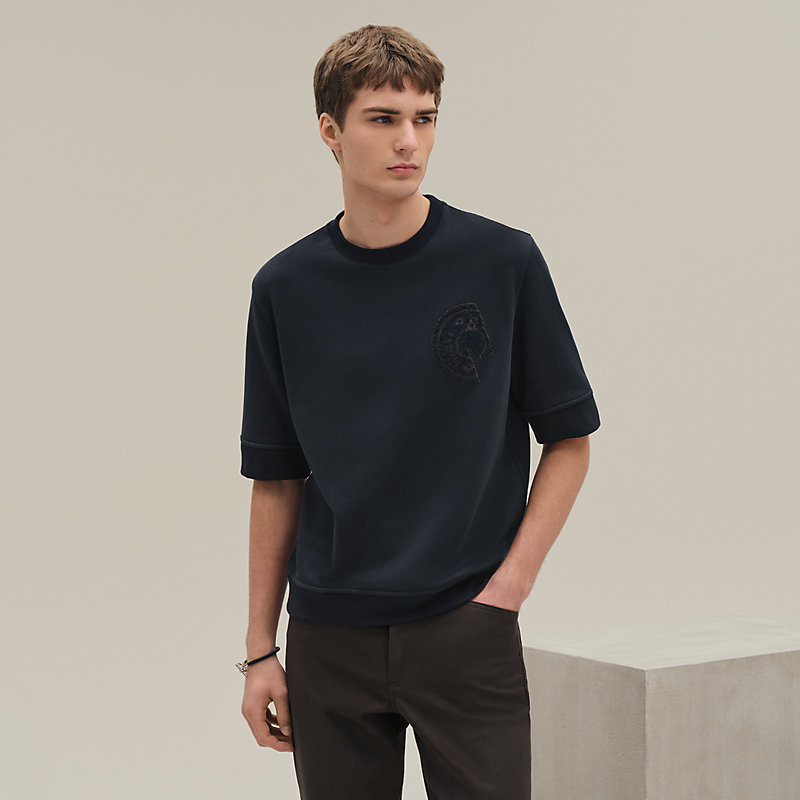 ラウンドネックTシャツ - グリーン - XXL | Hermès - エルメス-公式サイト