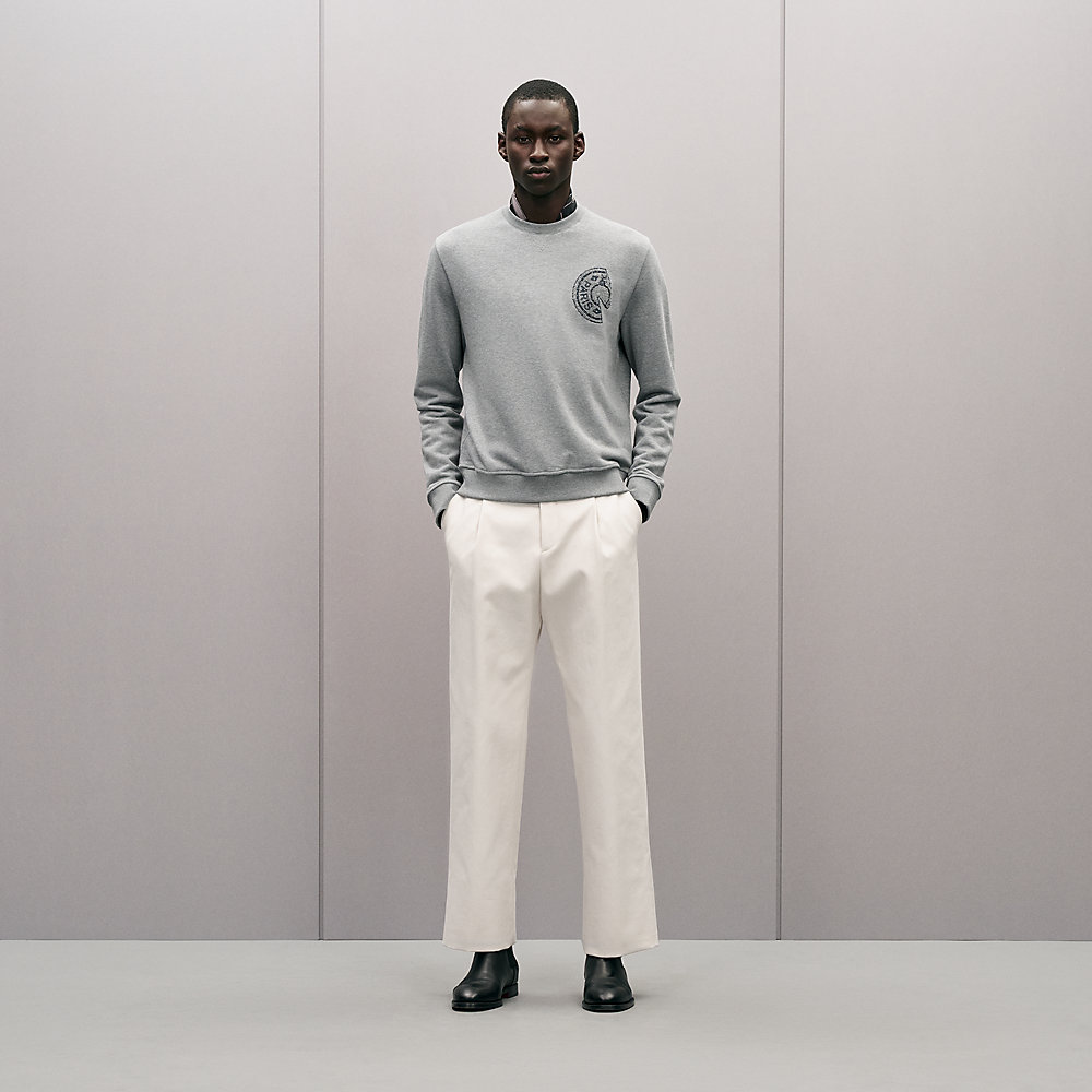 ラウンドネックスウェット パッチ | Hermès - エルメス-公式サイト