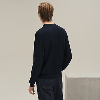 新作　HERMES エルメス　ラウンドネック　ニットトップス トルサドニ ロングスリーブラウンドネックニット トルサドニット