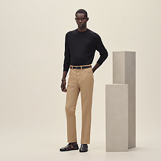 ラウンドネックニット 《H》ディテール | Hermès - エルメス-公式サイト