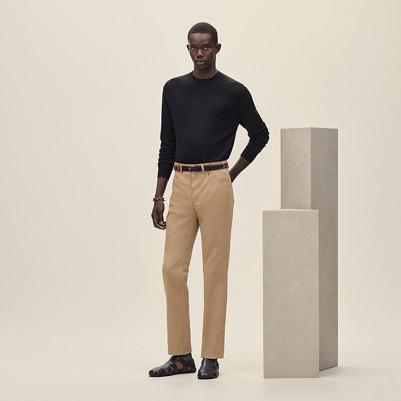 ラウンドネックニット 《H》ディテール | Hermès - エルメス-公式サイト