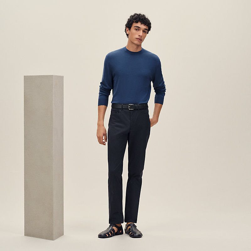 ラウンドネックニット 《H》ディテール | Hermès - エルメス-公式サイト