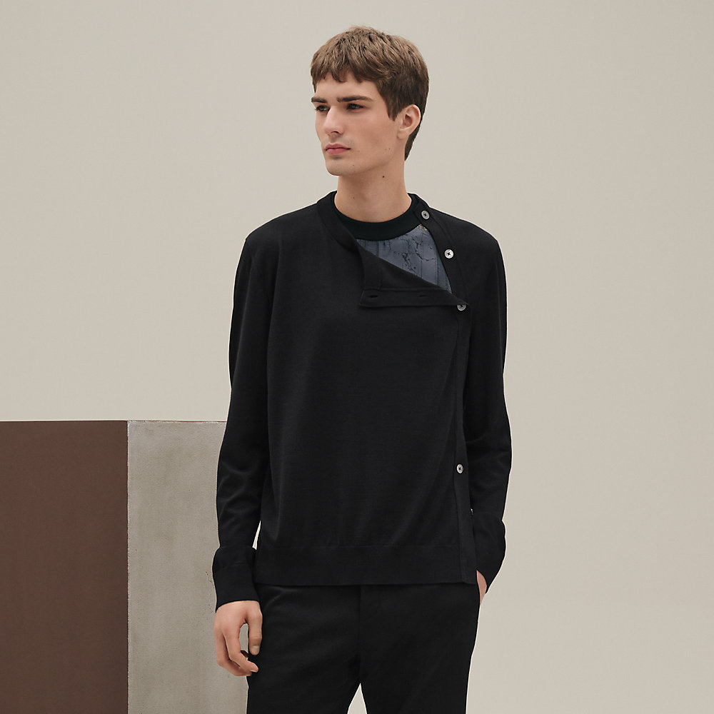 ラウンドネックニット 《カヴァルカドゥール》 - グレー - XS | Hermès