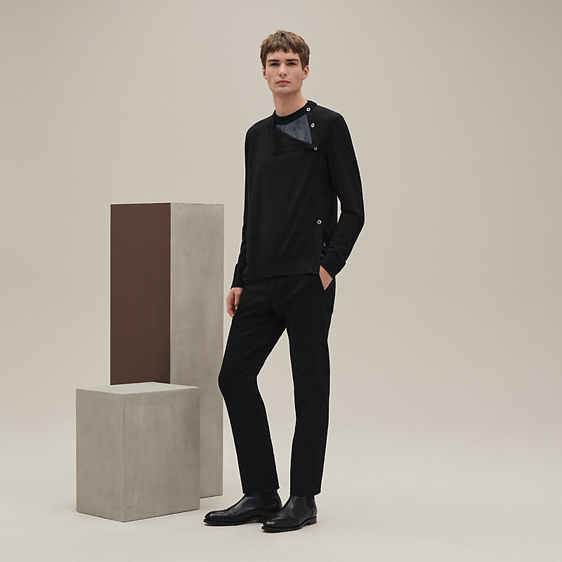 ラウンドネックニット 《カヴァルカドゥール》 - グレー - XS | Hermès