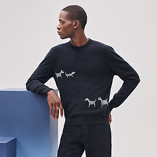 り*ん様 エルメス ニット 21AW ブラウン メドール メタル飾り