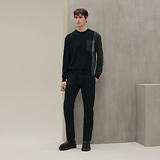 ラウンドネックニット ポケット - ベージュ - XXL | Hermès - エルメス