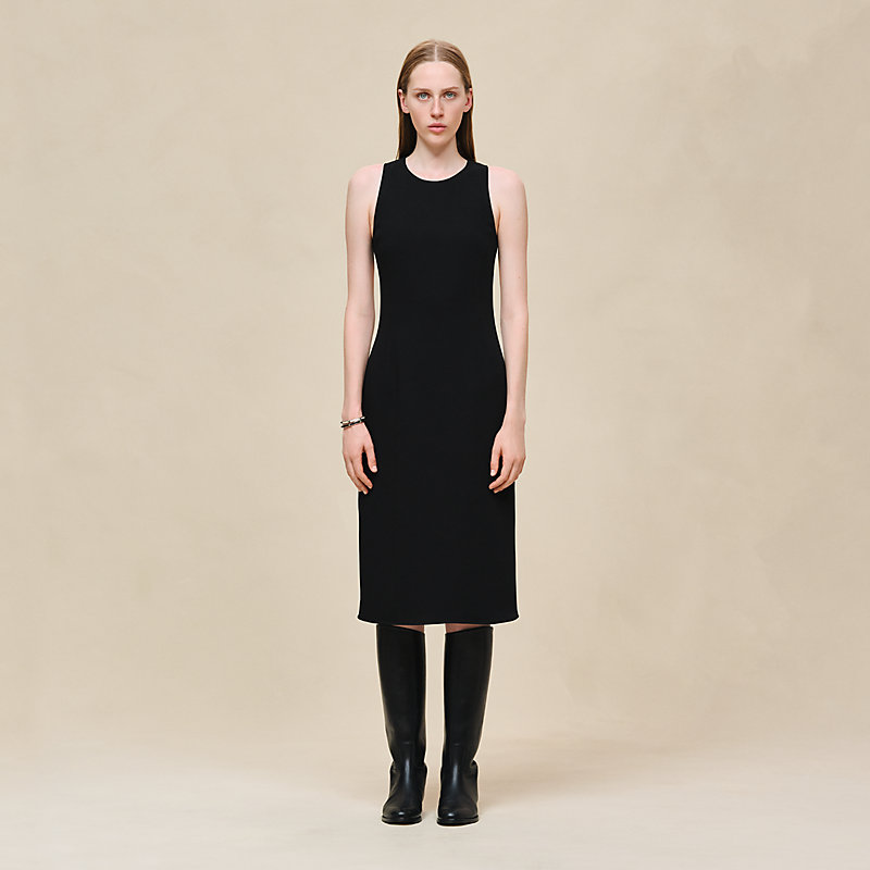 ラッフルノースリーブドレス | Hermès - エルメス-公式サイト