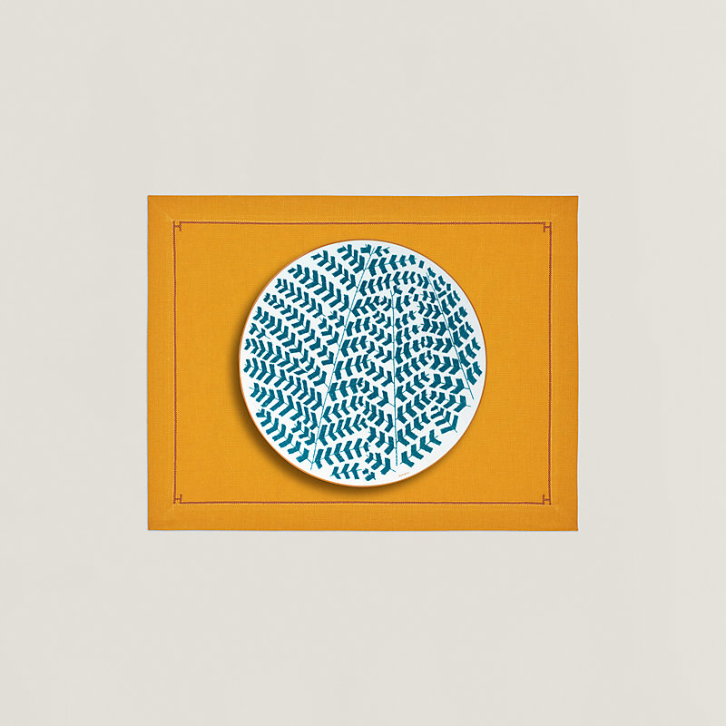 ランチョンマット 刺繍入り 《アンテルリーニュ》