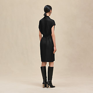 HERMES 今期新作　2025AW ラヴァリエールネックドレス　24 ノアール HERMES 今期新作 2025AW ラヴァリエールネックドレス 24 ノアール