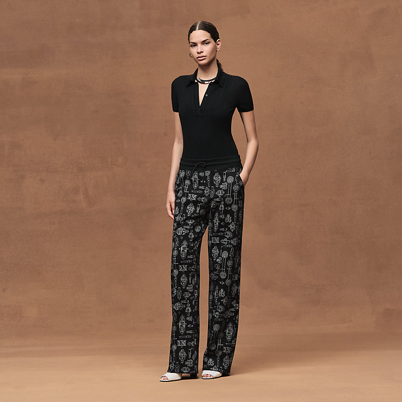 ラージパンツ 《フェロヌリー・リミックス》プリント | Hermès