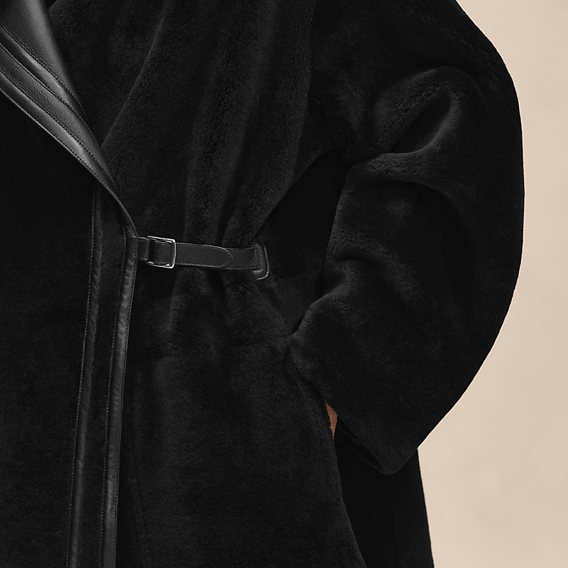 リバーシブルコート - ブラック | Hermès - エルメス-公式サイト