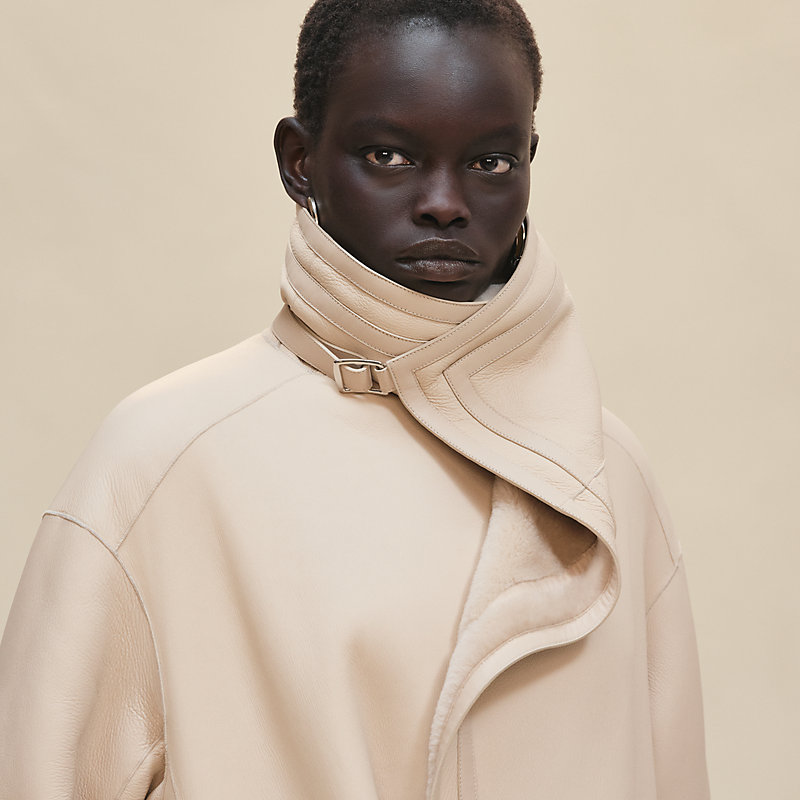 リバーシブルコート - ベージュ | Hermès - エルメス-公式サイト