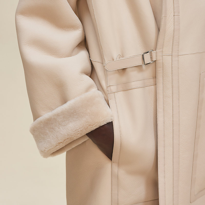 リバーシブルコート - ベージュ | Hermès - エルメス-公式サイト