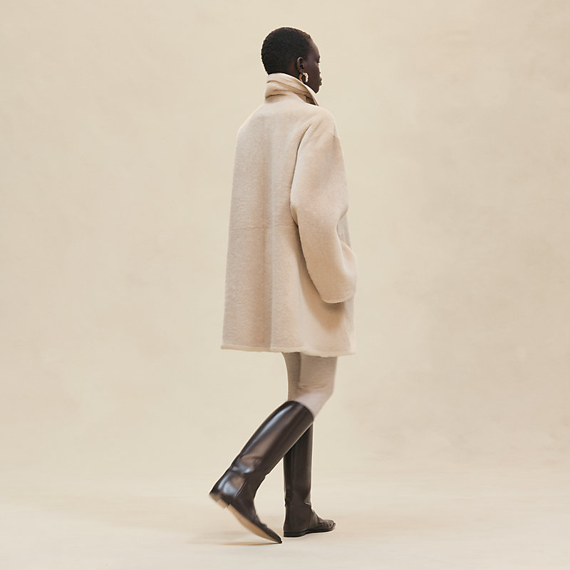 リバーシブルコート - ベージュ | Hermès - エルメス-公式サイト