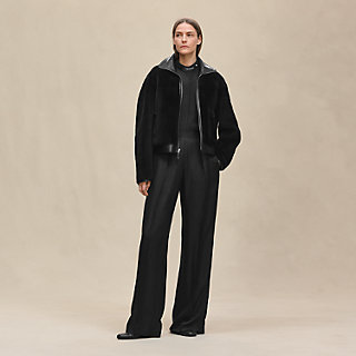 リバーシブルブルゾン - ブラック | Hermès - エルメス-公式サイト