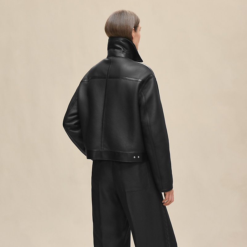 リバーシブルブルゾン - ブラック | Hermès - エルメス-公式サイト