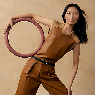 リバーシブルベルト 《モール＆モア》 24 - ブラック | Hermès