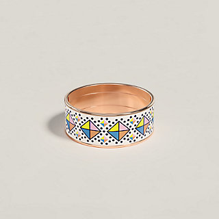 ミルクのような優しい色合い【HERMES】Bricole MM リング Hermès Bricole ring, medium model | Hermès USA