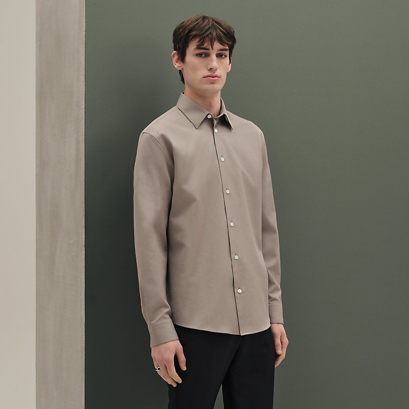 ルイカラー・シャツ - ベージュ - 40 | Hermès - エルメス-公式サイト