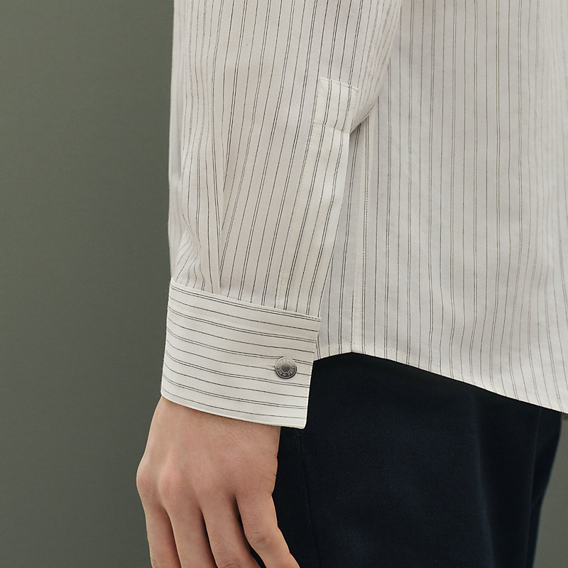 ルイカラー・シャツ - グリーン - 45 | Hermès - エルメス-公式サイト