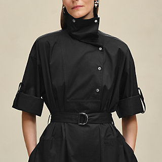 ルーズドレス ベルト付き - ブラック | Hermès - エルメス-公式サイト