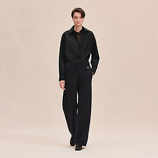 ルーズフィットシャツ - ブラック | Hermès - エルメス-公式サイト