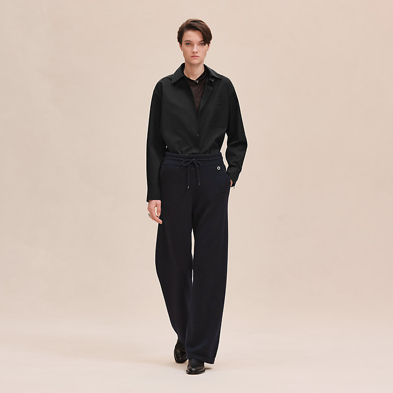 ルーズフィットシャツ - ブラック | Hermès - エルメス-公式サイト