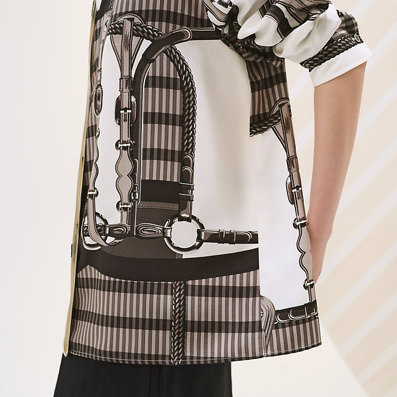 【春コーデに♪25SS】HERMES コーチング・リミックス ブルゾン 春コーデに♪25SS】HERMES コーチング・リミックス ブルゾン 春