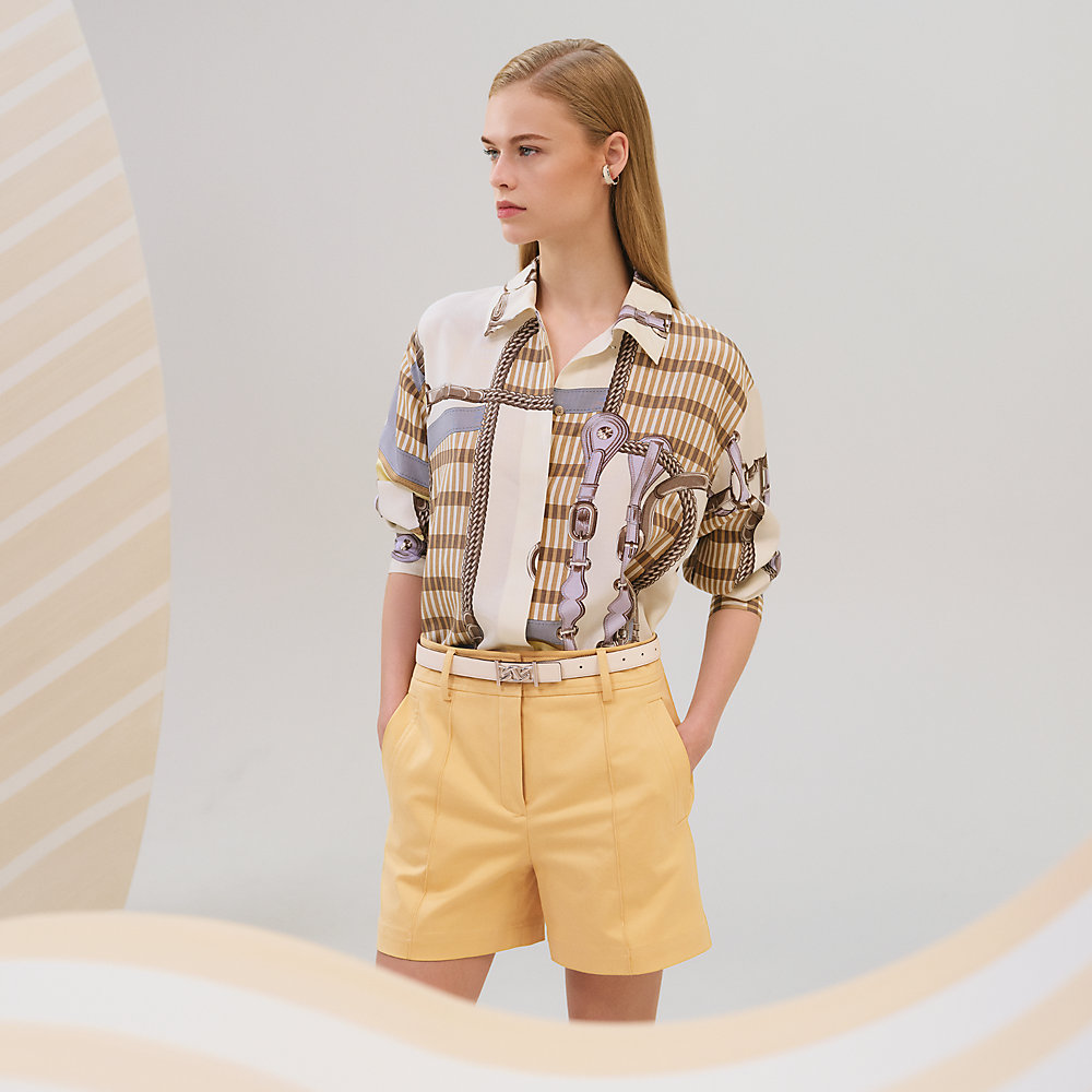 【春コーデに♪25SS】HERMES コーチング・リミックス ブルゾン ロングドレス-《コーチング・